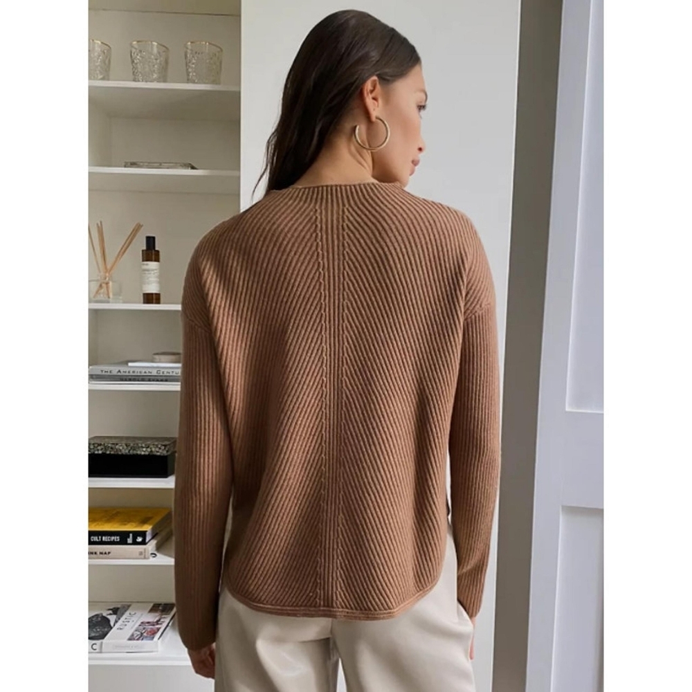 Aritzia Babaton Chalmers Sweater / Camel / Size Medium - Picture 2 of 12